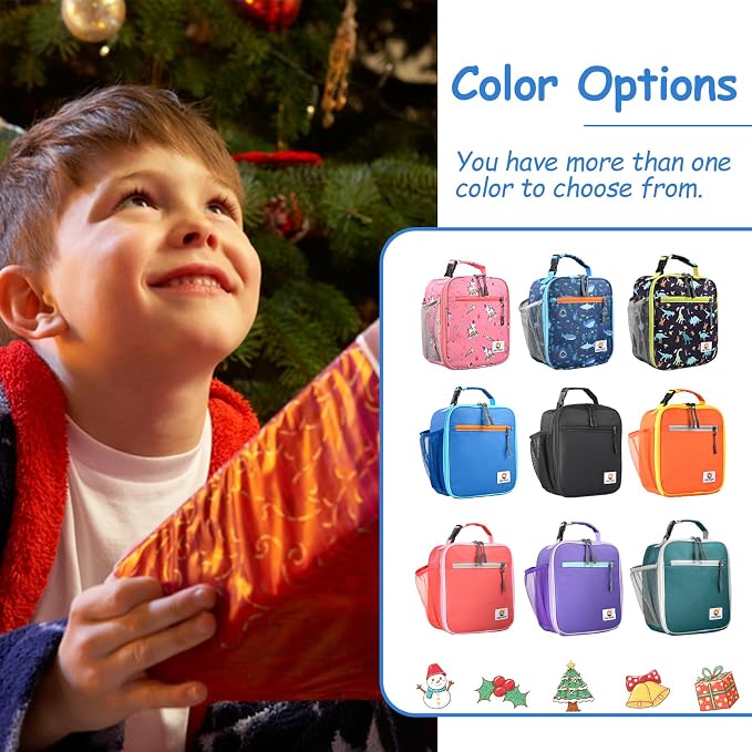 CaCTOUR Lunch Box Kids,Premium Insulated Lunch Bag for Girls Boys,Soft Bag Mini Cooler Back to School Thermal Reusable Lunch Bag for Work School Picnic (Shark)