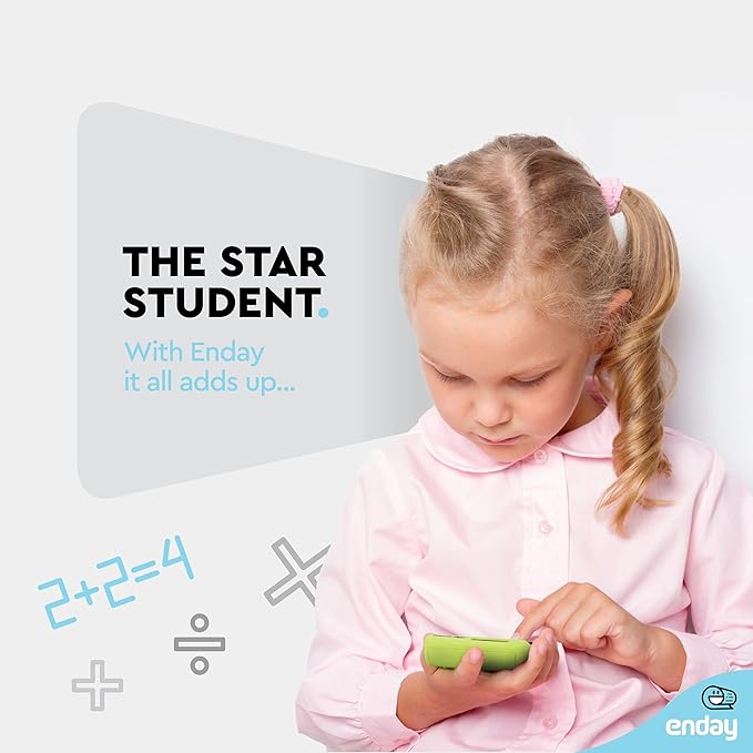Calculator Green, Basic Small Solar and Battery Operated, Large Display Four Function, Auto Powered Handheld Calculator School and Kids Available in Blue, Red, Purple, Grey, Pink, 24 PK – by Enday