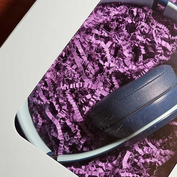 GoooodGift - 3 oz - Purple - Crinkle Cut Paper Shred Filler for Gift Wrapping, Gift Box Stuffing Birthdays, Basket Filling Mother's Day Christmas