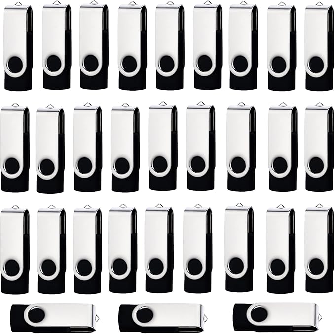 USB 16GB Flash Drive 50 Pack Thumb Drive Pack Pen Drive USB Drive 16GB USB Flash Drives Pack (Black)