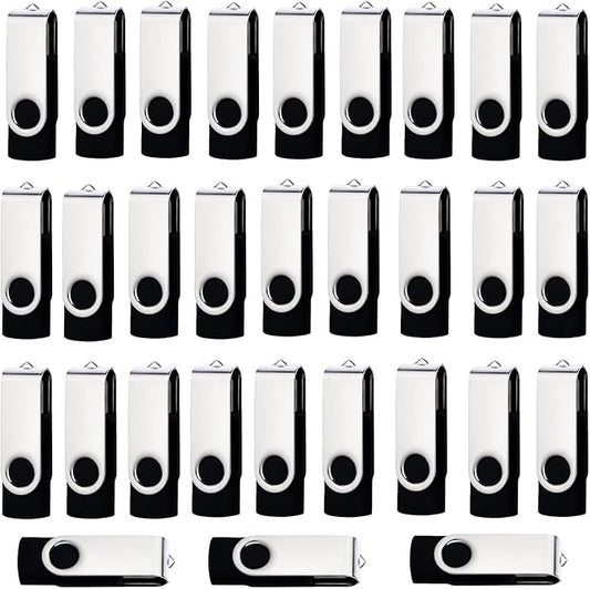 USB 16GB Flash Drive 50 Pack Thumb Drive Pack Pen Drive USB Drive 16GB USB Flash Drives Pack (Black)