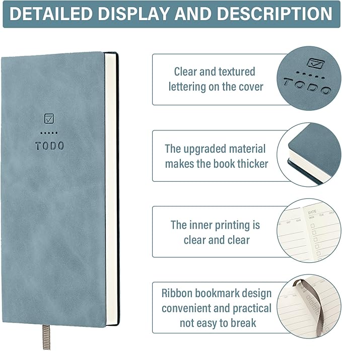 to Do List Notebook 196 Pages Daily to Do List Notepad for Work Pocket to Do List Undated Daily Planner Small Checklist Notebook
