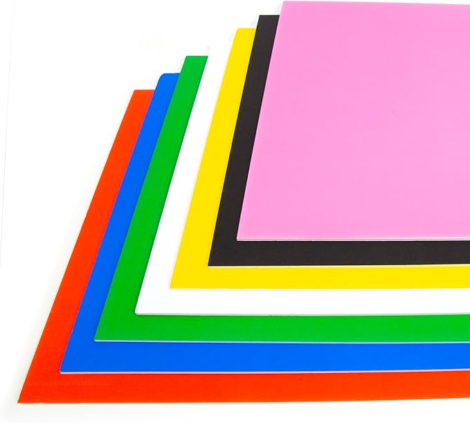 BAZIC Products Foam Board 20" X 30" Red, Colored Foam Boards 3/16 Inch Thickness, Presentation Signboards School Craft Project Framing Display, 25-Pack