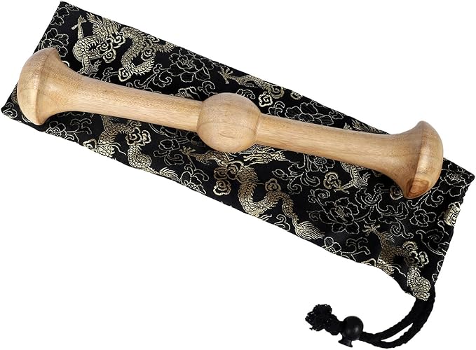 Wooden Tai Chi Ruler Taiji Practice for Beginners Natural Wood Meditation & Daily Relaxation Tool