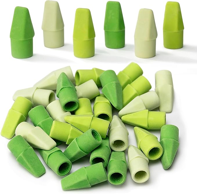 Mr. Pen- Pencil Erasers Toppers, 30 Pack, Colorful