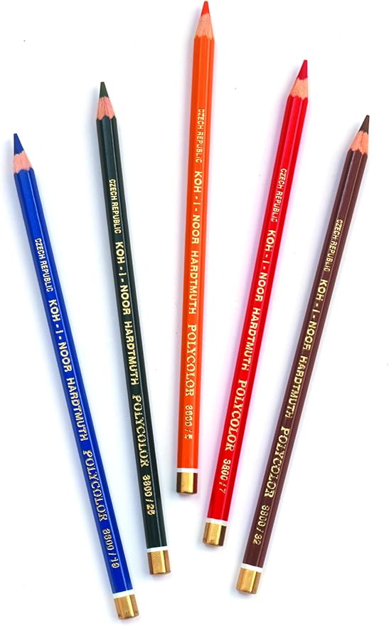 Koh-I-Noor Polycolor Drawing Pencil Class Pack, 12 Colored Pencils, 12 Each Per Color, 144 Pencils Total (FA3820CP)