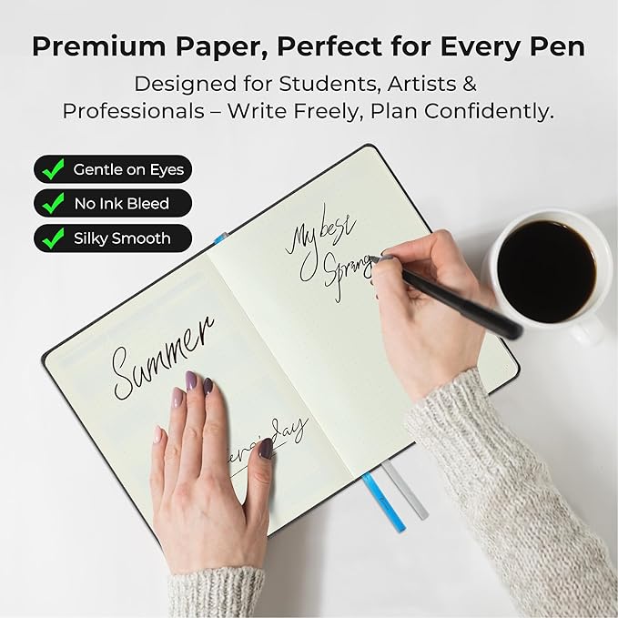 Weekly Monthly 2026-2027 Planner (July 26-Dec 27),11.5"x8.5",18 Months Agenda Plan with Month Tabs & Pocket,Expenses/Note Pages, Academic Calendar with Vegan Leather Cover,Black