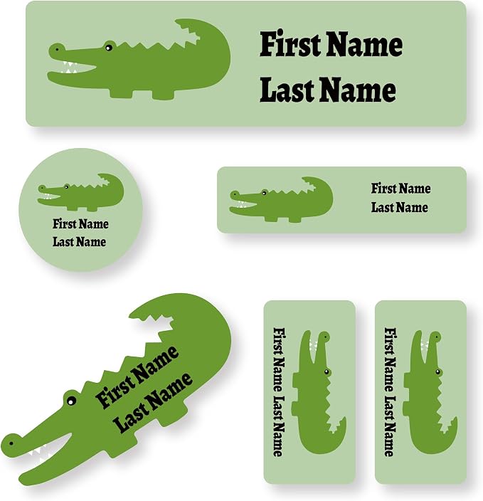 Personalized Daycare Name Labels for Kids (76 Labels) - Custom Durable Waterproof Name Stickers for Clothing Tags, Water Bottles, Lunch Boxes, and School Supplies - Dishwasher, Washer