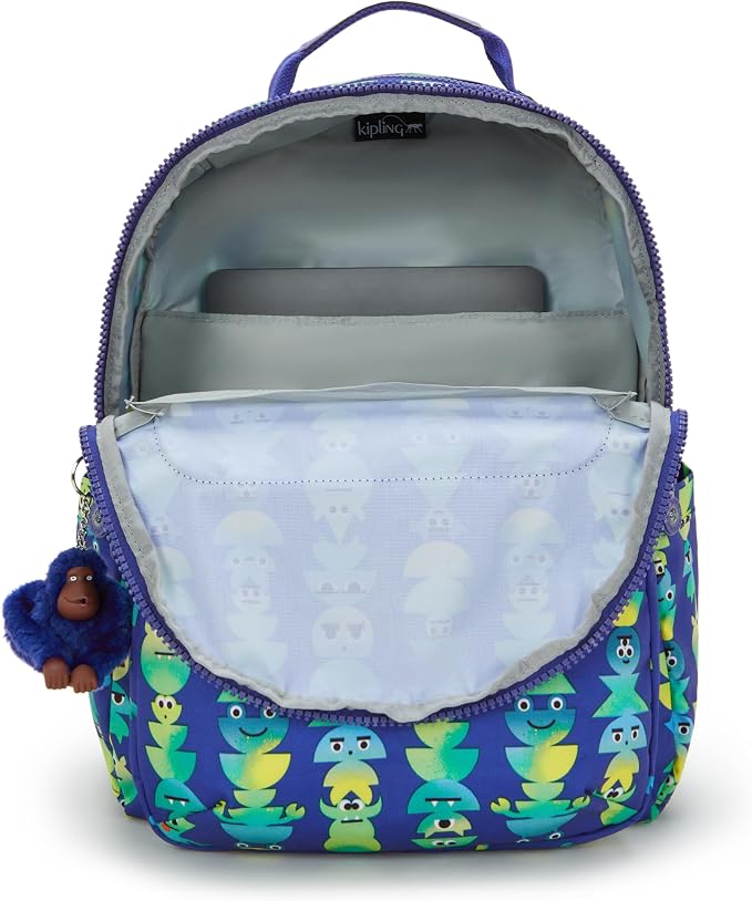 Kipling Women's Seoul 15" Laptop Backpack, Durable, Roomy with Padded Shoulder Straps, Built-In Protective Sleeve