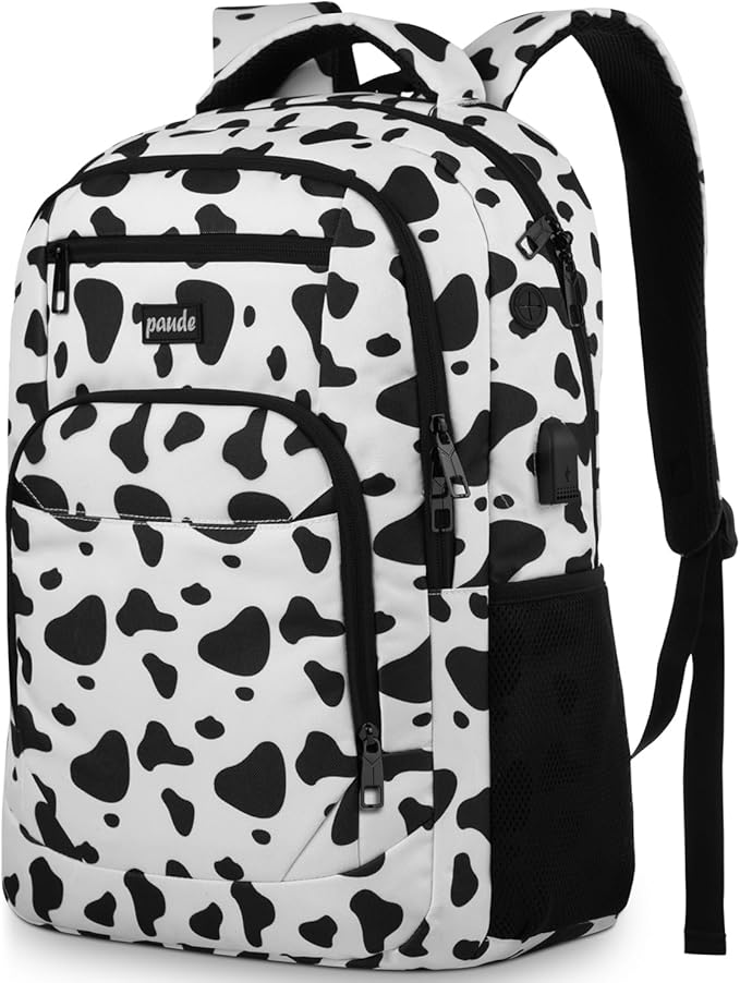 Paude Backpack School,Milk Backpack Laptop,Bookbag for Teens 15.6 Inch College Back pack for University Business Work Travel