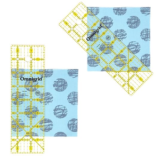 Omnigrid Ruler, 2-1/2 x 8-Inch, Clear