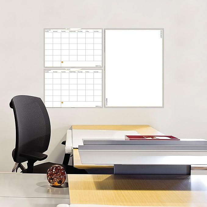 AT-A-GLANCE WallMates Dry-Erase Weekly Planning Surface, 24" x 18", Large, Undated, Self-Adhesive (AW503028)