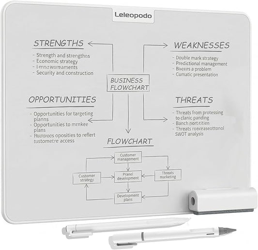 15-inch Magnetic Erase Writing Board White Board Requiring No Consumables, Suitable For Offices, Cleanrooms, And Eco-Friendly Homes. Features A Paper-Like Texture And Requires No Electricity