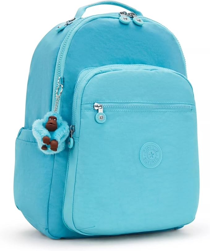 Kipling Women's Seoul 15" Laptop Backpack, Durable, Roomy with Padded Shoulder Straps, Built-In Protective Sleeve