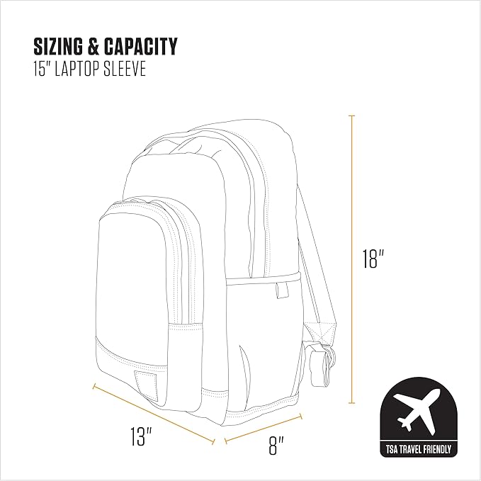 Carhartt 25L Classic Laptop Backpack, Durable Water-Resistant Pack W/ 17" Laptop Sleeve and Multiple Organizational Compartments, Mossy Oak Bottomlands