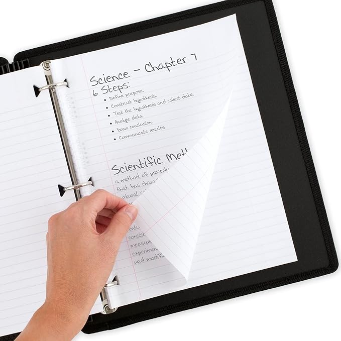 Five Star Loose Leaf Paper + Study App, Wide Ruled Filler Notebook Paper, Reinforced, Fights Ink Bleed, 8" x 10-1/2", 80 Sheets (150002) (Pack of 3)