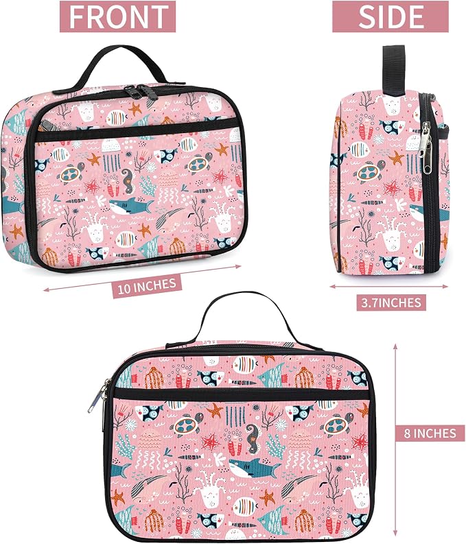rickyh style Kids Insulated Lunch Box Thermal School Cooler hot Bag for Child