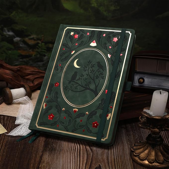 TIEFOSSI B5 Dotted Journal, 160 GSM Dot Grid Notebook for Women Men