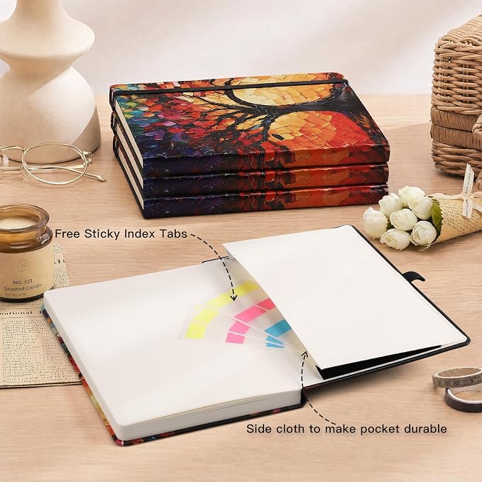 AHGXG Graph Grid Paper Notebook, 192 Pages, A5 Medium Size (5.7'' x 8.3'')