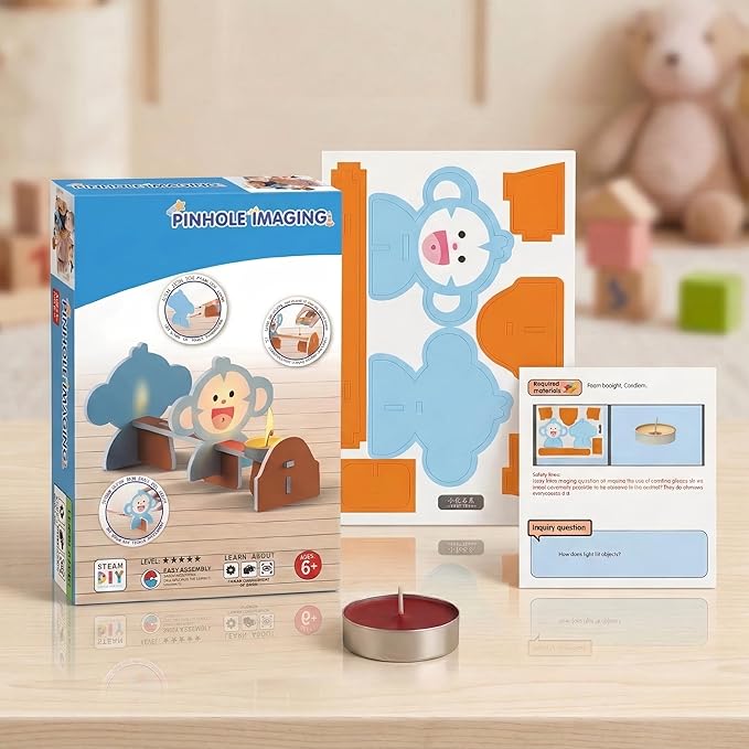STEM Optical Experiment Kit - Pinhole Imaging Science Toy, Explore Light Linear Propagation Principle