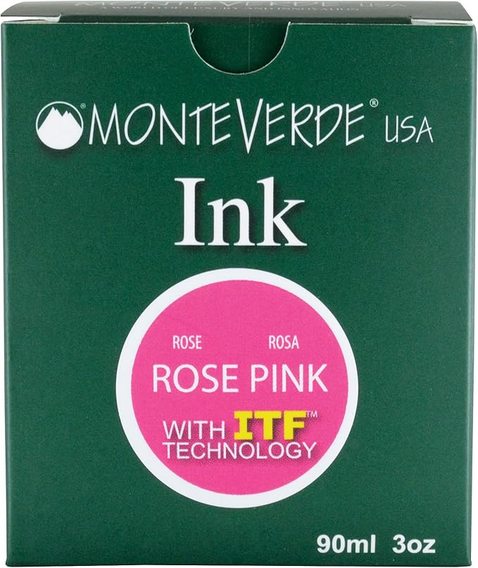 Monteverde USA Ink with ITF Technology, 90 ml Rose Pink (G308PK)