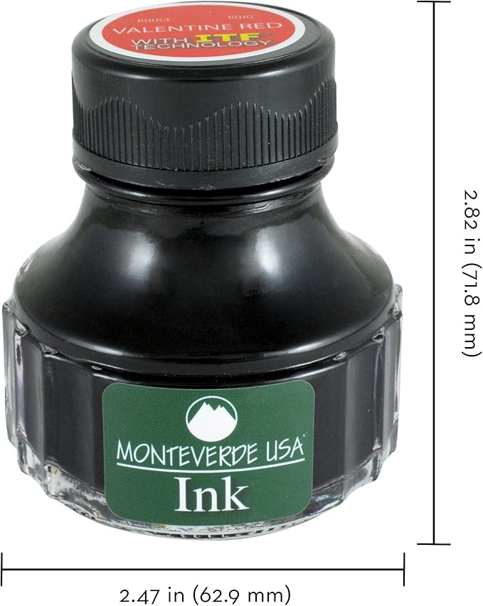 Monteverde USA Ink with ITF Technology, 90 ml Valentine Red (G308RD)