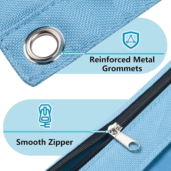 Forvencer 20 Pack Pocket for 3 Ring Binder, Large Pencil Case Pouch | 3 Reinforced Grommets, Pen Bag, Clear Window Pencil Case, Binder Accessories