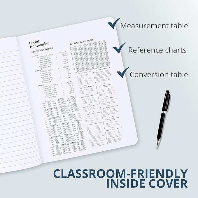 Roaring Spring Hard Cover Composition Notebook, 24 Pack, Assorted Colors Marble Comp Book, 9.75″ x 7.5″, Wide-Ruled with Margin, 100 Sheets (200 Pages)