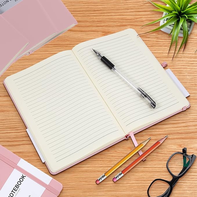 20 Pack Journals for Writing College Ruled Notebooks Journal in Bulk, Hardcover Notebooks (200Pages) for Note Talking, Lined Bullet Journals for Home School Office, 5.7"x8.4", Grey