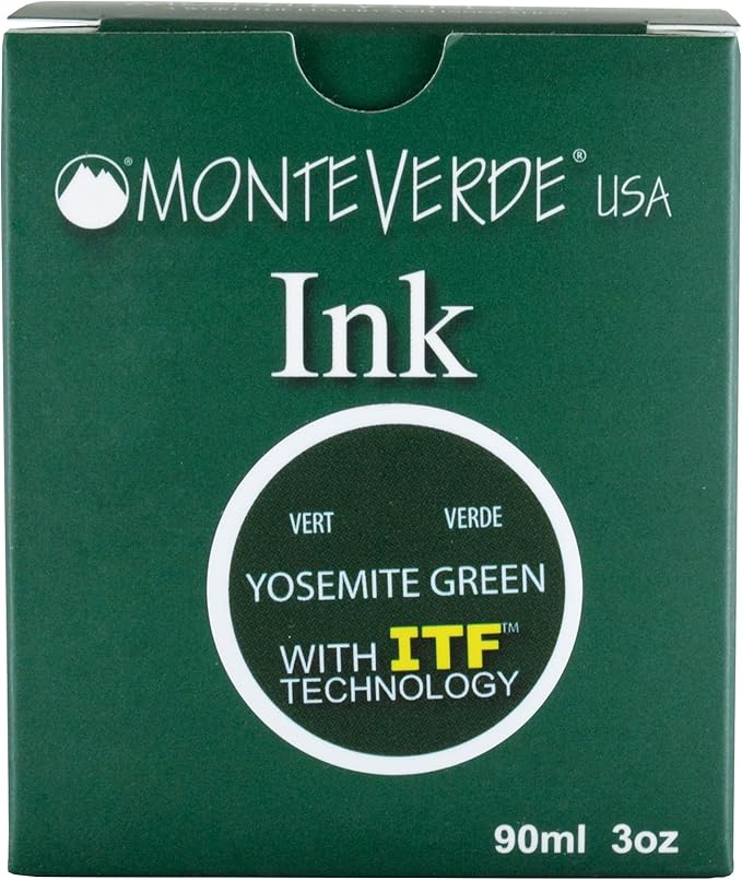 Monteverde USA Ink with ITF Technology, 90 ml Yosemite Green (G308YG)