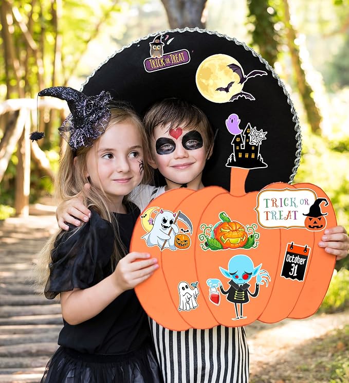 Halloween Stickers,Halloween Party Favors,36 Sheets Holiday Sticker, Hallowee-n Party Decoration Classroom Crafts Gifts Stickers for Teens Adults