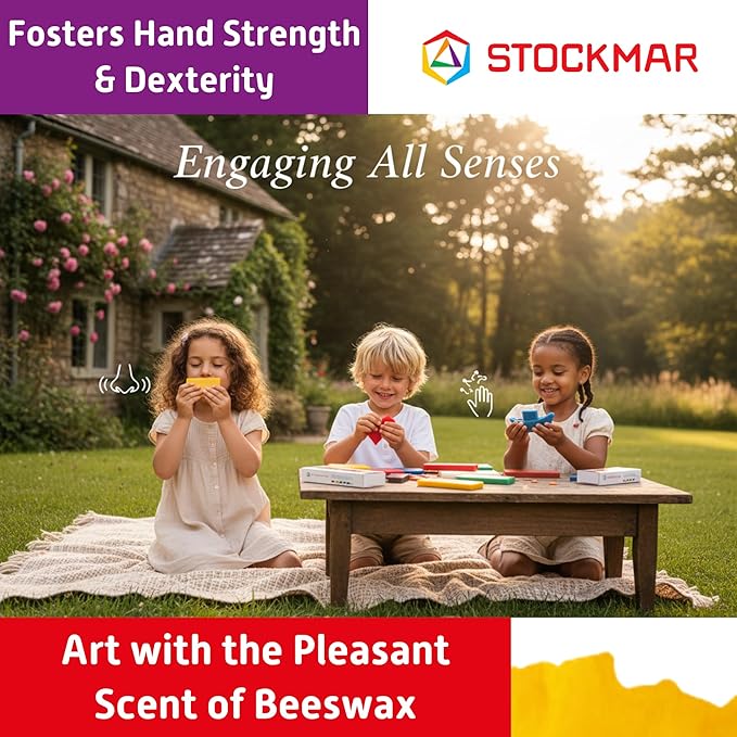 Stockmar Modelling Beeswax - 6 Colors - 100x40 mm