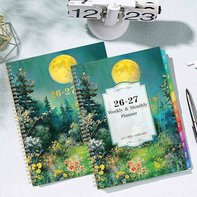 Planner 2026-2027 - 2026-2027 Planner Weekly and Monthly from Jul. 2026 - Jun. 2027, 9" x 11", 2026-2027 Weekly and Monthly with Monthly Tabs, Reference 2026-2027 Calendar