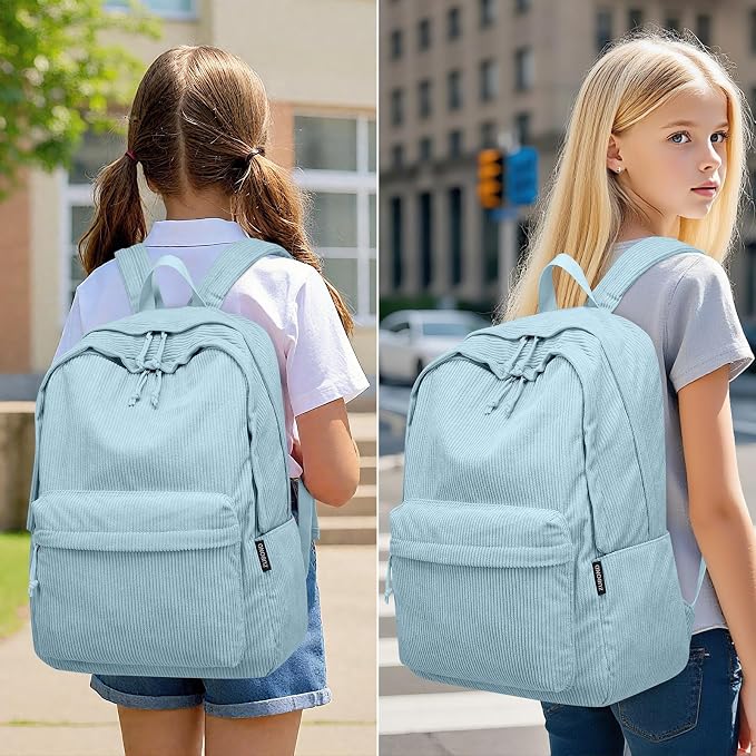 ZUBOND Backpack for School Girls and Boys, Lightweight School Bookbag for Teens College Students Women & Men, Cute Large Laptop Backpack Fits 15.6 Inch Notebook