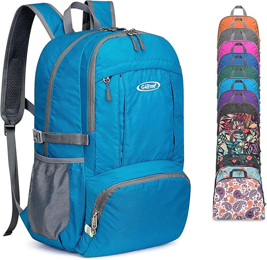 G4Free Lightweight Packable Hiking Backpack, Waterproof Travel Daypack