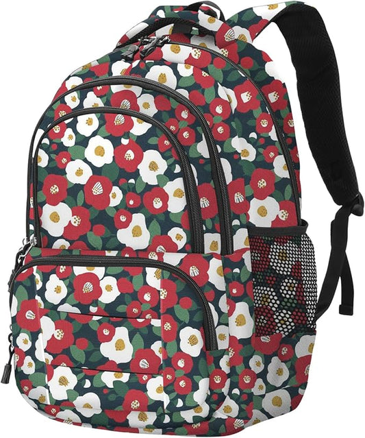 rickyh style School Backpack Travel Bag for Men & Women Lightweight College Back Pack with Laptop Compartmen