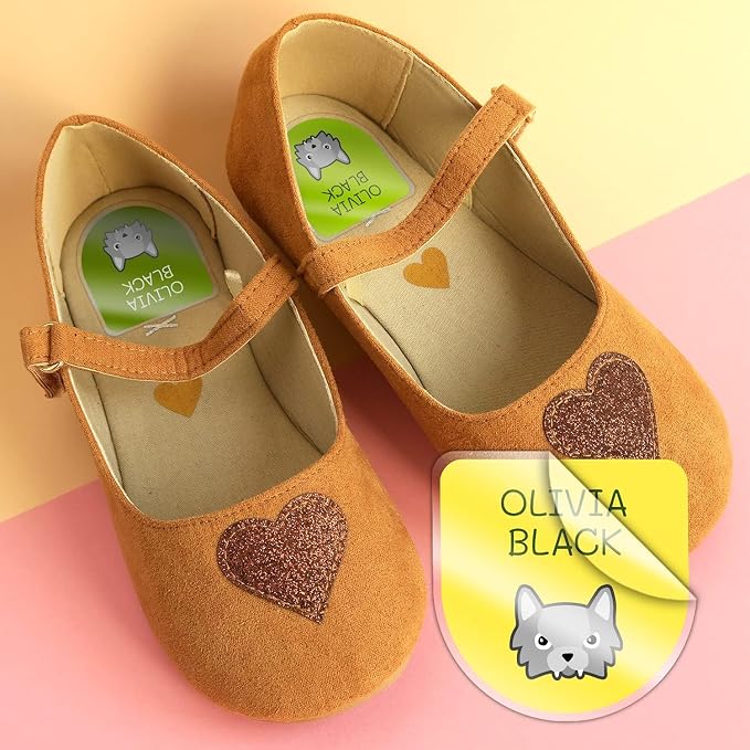 155 Custom Name Labels for Clothing & School Supplies. 100 Eco-Friendly Iron-On Fabric Labels + 55 Waterproof Stickers