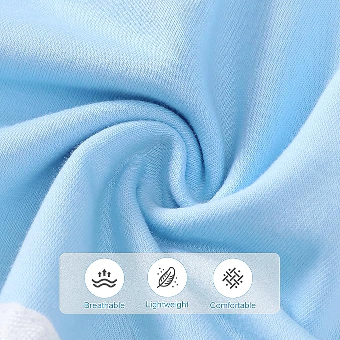 Renotemy Infant Baby Girl Dress Toddler Girls Summer Clothes School Outfits Cotton Short Sleeve Polo Dresses with Bag 12M-5T