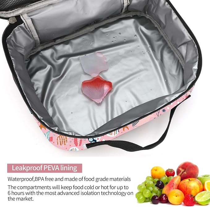 rickyh style Kids Insulated Lunch Box Thermal School Cooler hot Bag for Child