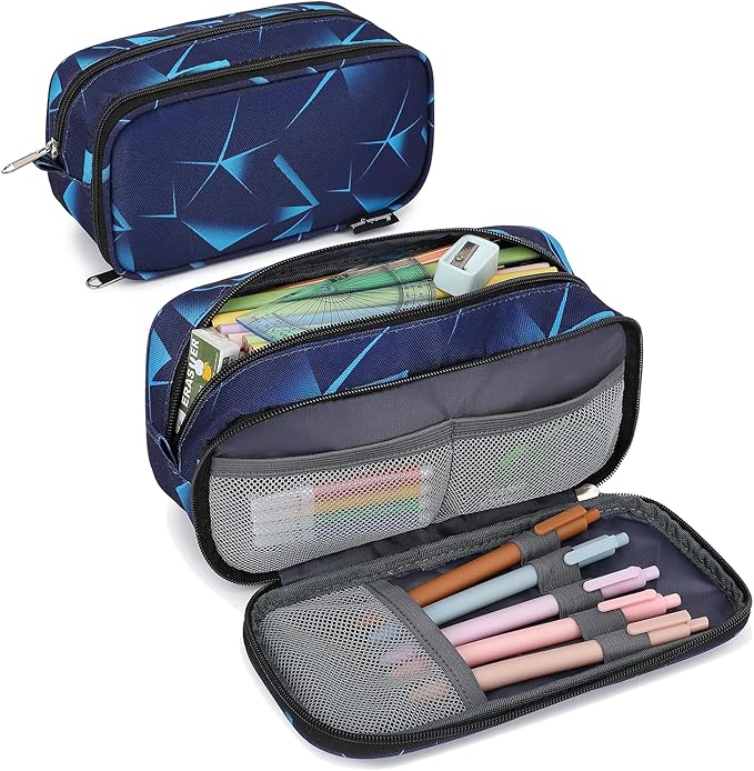 Mountain guest Pencil Cases for kids, Large Capacity Pencil Pouch, Office College School Marker Organizer Case pen for Men Women Adult Teens