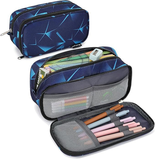 Mountain guest Pencil Cases for kids, Large Capacity Pencil Pouch, Office College School Marker Organizer Case pen for Men Women Adult Teens