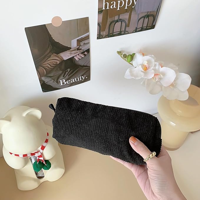 Cute Pencil Case Aesthetic Student Pencil Pouch Coin Pen Pouch Cosmetic Bag Office Stationery Organizer For Kids Teen School