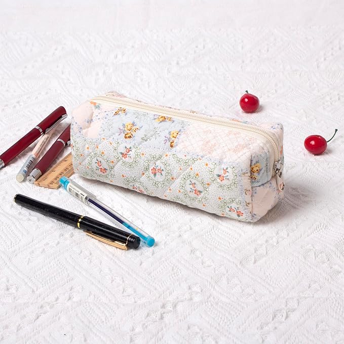 Pencil Case Pen Case Office College School Storage Bag Pouch Holder Box Organizer Makeup Pouch Cosmetic Bag Aesthetic Cute Pencil Case for Girls Boys Kids (ZA)