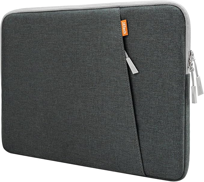 JETech Laptop Sleeve for MacBook Neo (A18 Pro), 14-InchMacBook Air/Pro, MacBook Pro M1-M5 2021-2026, Waterproof Bag Case with Pocket, Compatible with 14 Inch Notebook (Dark Grey)
