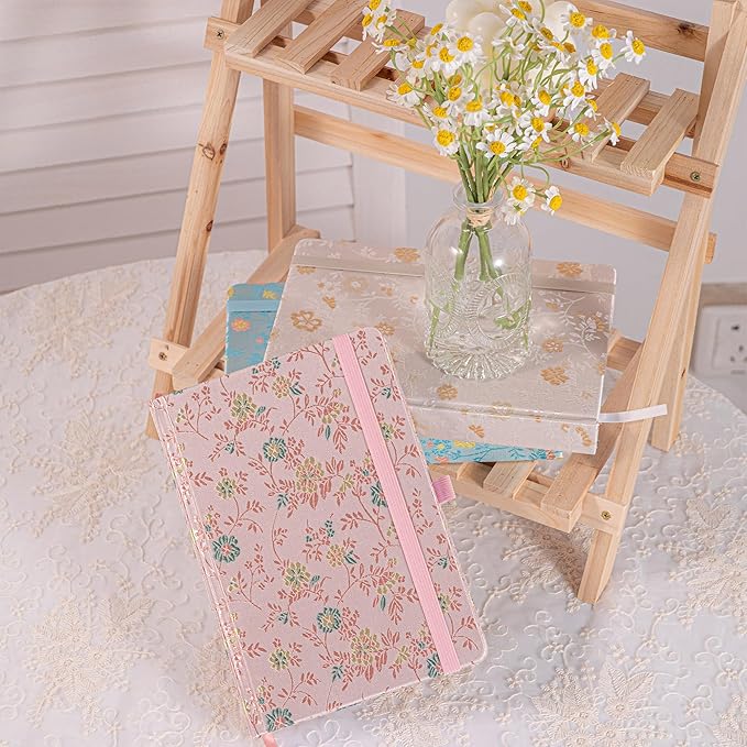 TIEFOSSI Dotted Journal Notebook for Women Men, A5 Journals for Writing, 160gsm 190 Pages Thick Paper, Perfect for Office & Home School Supplies, 8.4 X 5.8 In