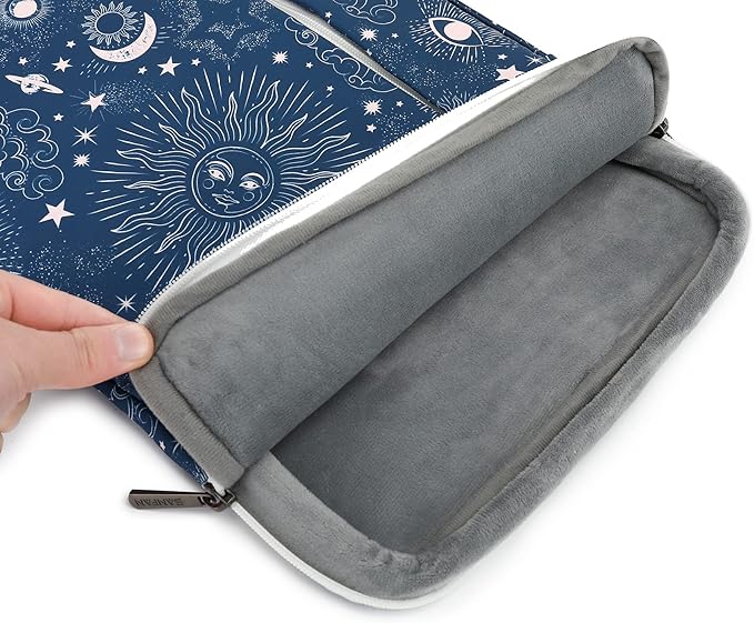 360° Protective Laptop Sleeve Case Bag with Handle and Luggage Strap for iPad 13 inch,MacBook Air 13" and 13.3 inch Screen Laptop