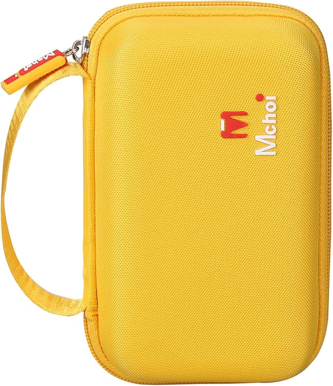 Mchoi Hard Case Suitable for Aullsaty/QuTZ/Lapare/Airbition/TimingSXD/Startcan/KOKODI/ZNZ Toddler Toys Talking Flash Cards (Yellow)