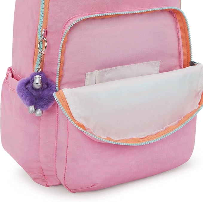 Kipling Women's Seoul 15" Laptop Backpack, Durable, Roomy with Padded Shoulder Straps, Built-In Protective Sleeve