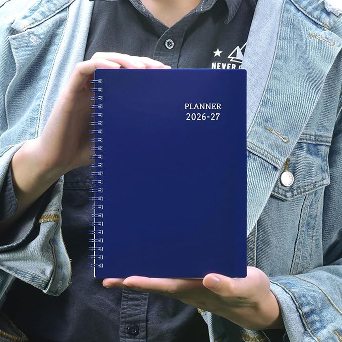 Planner 2026-2027 - 2026-2027 Planner Weekly and Monthly with Tabs, July 2026 - June 2027, 6.25" × 8.3", Strong Twin-Wire Binding