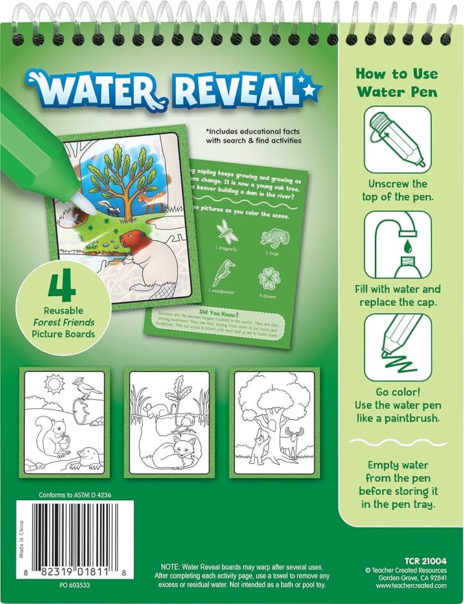 Teacher Created Resources Forest Friends Water Reveal (TCR21004)